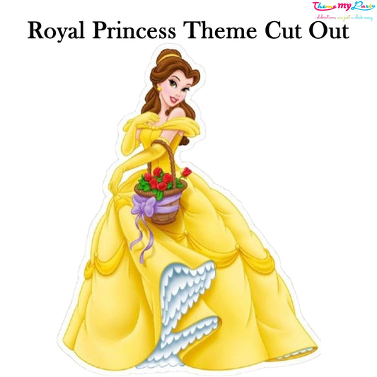 Princess Theme Birthday Party Cutout