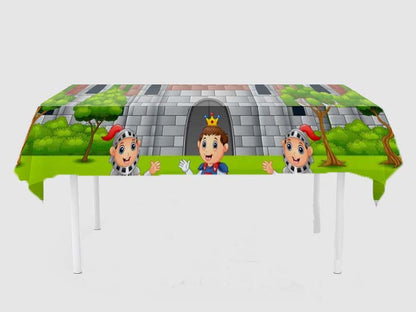 Prince Theme Birthday Cake Table Cover