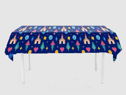 Prince Theme Birthday Cake Table Cover