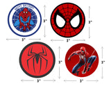 Spiderman Theme Birthday Party Straws