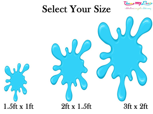 Art & Paint Theme Birthday Party Cutout