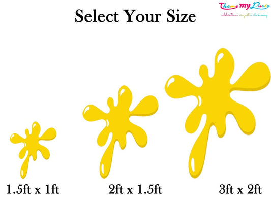 Art & Paint Theme Birthday Party Cutout