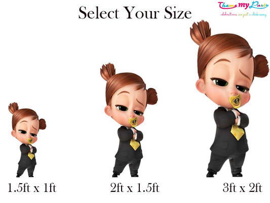 Boss Baby Theme Birthday Party Cutout