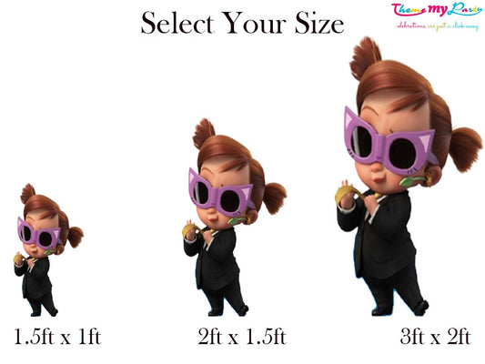 Boss Baby Theme Birthday Party Cutout