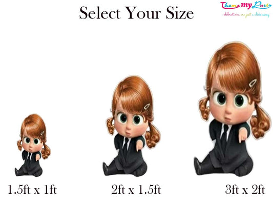 Boss Baby Theme Birthday Party Cutout