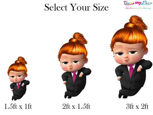 Boss Baby Theme Birthday Party Cutout