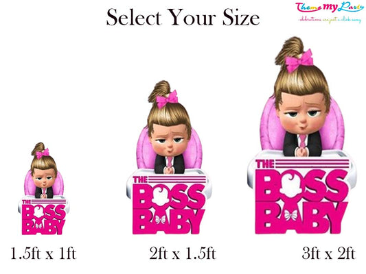 Boss Baby Theme Birthday Party Cutout