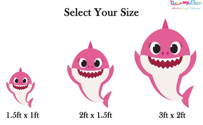 Baby Shark Theme Birthday Party Cutout