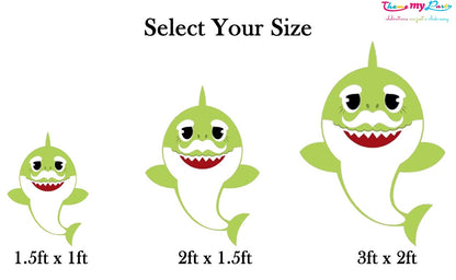 Baby Shark Theme Birthday Party Cutout