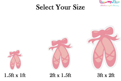 Ballerina Theme Birthday Party Cutout