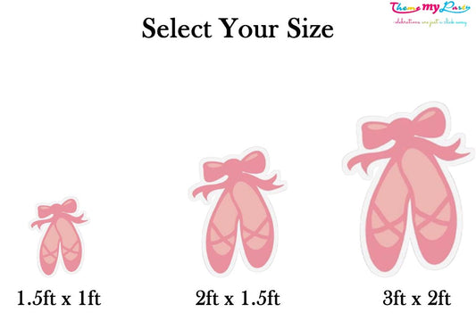 Ballerina Theme Birthday Party Cutout