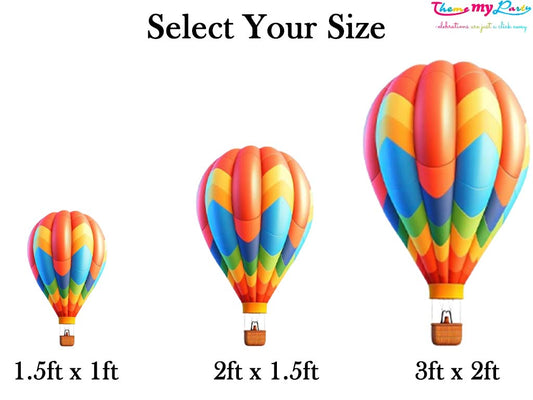 Hot Air Theme Birthday Party Cutout