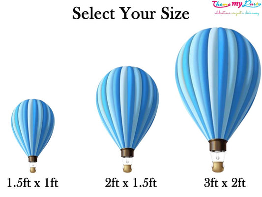 Hot Air Theme Birthday Party Cutout