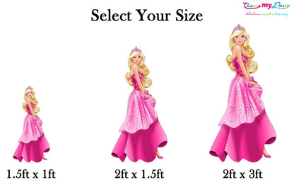 Barbie Theme Birthday Party Cutout