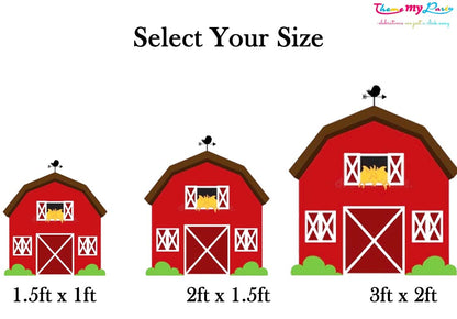 Barnyard Theme Birthday Party Cutout