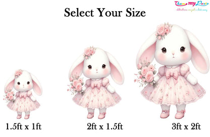 Some Bunny Is One Theme Birthday Party Cutout