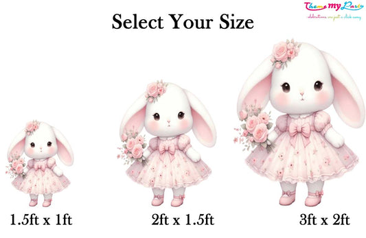 Some Bunny Is One Theme Birthday Party Cutout