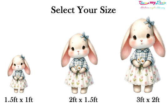 Some Bunny Is One Theme Birthday Party Cutout