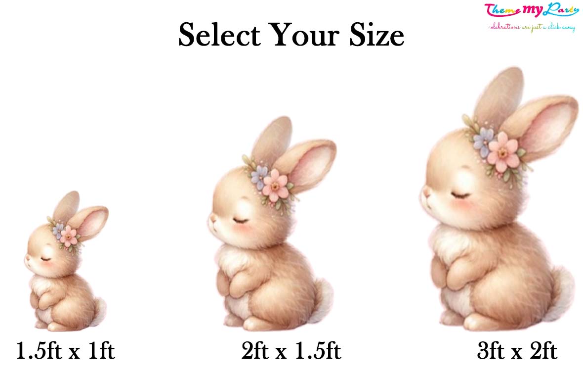 Some Bunny Is One Theme Birthday Party Cutout