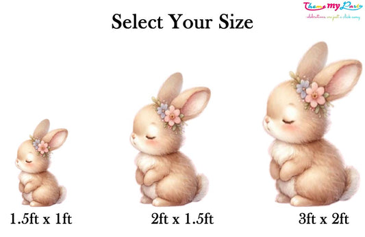 Some Bunny Is One Theme Birthday Party Cutout