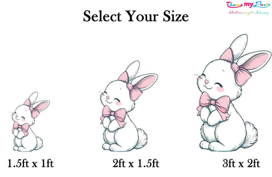 Some Bunny Is One Theme Birthday Party Cutout