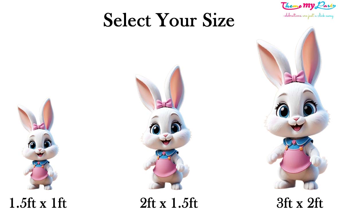 Some Bunny Is One Theme Birthday Party Cutout