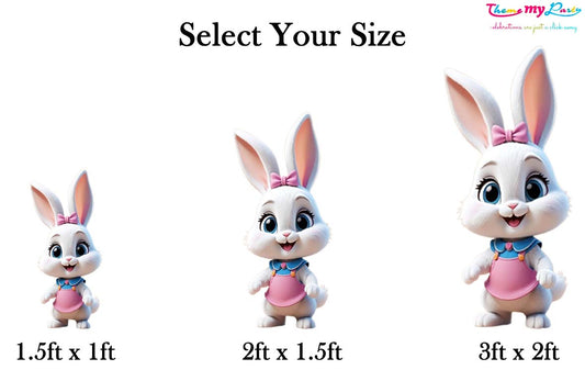 Some Bunny Is One Theme Birthday Party Cutout