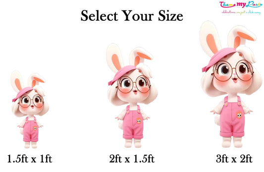 Some Bunny Is One Theme Birthday Party Cutout