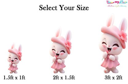 Some Bunny Is One Theme Birthday Party Cutout