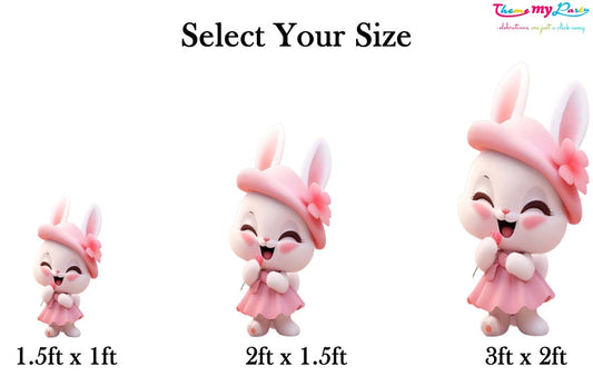 Some Bunny Is One Theme Birthday Party Cutout