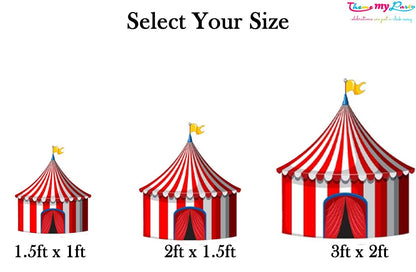 Carnival Theme Birthday Party Cutout