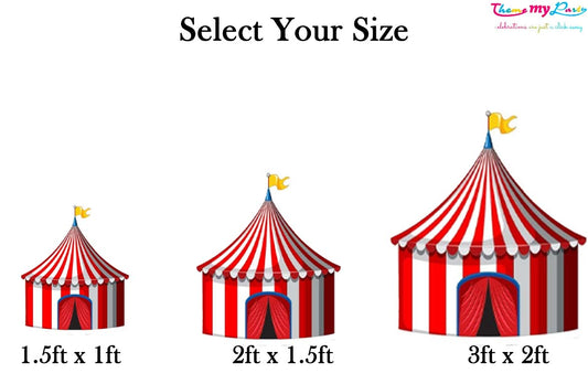 Carnival Theme Birthday Party Cutout