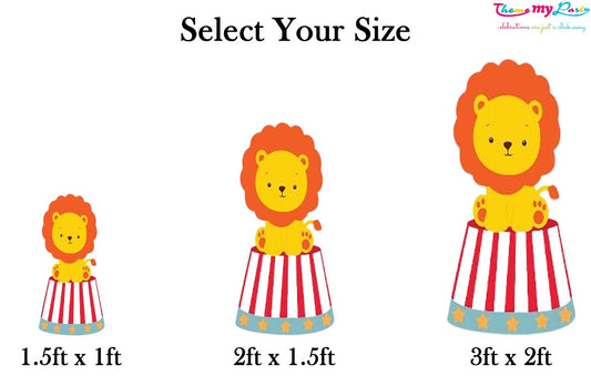 Carnival Theme Birthday Party Cutout