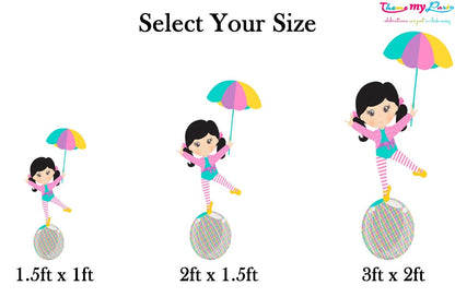 Carnival Theme Birthday Party Cutout