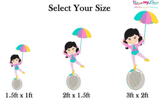 Carnival Theme Birthday Party Cutout