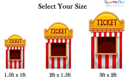 Carnival Theme Birthday Party Cutout