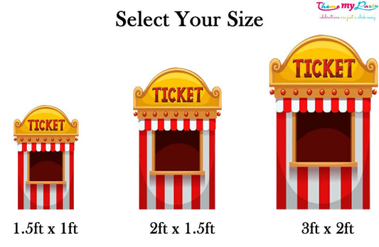 Carnival Theme Birthday Party Cutout