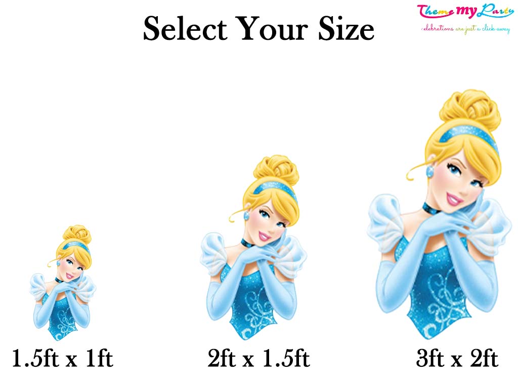 Cinderella Theme Birthday Party Cutout