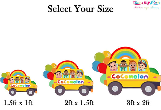 Cocomelon Theme Birthday Party Cutout