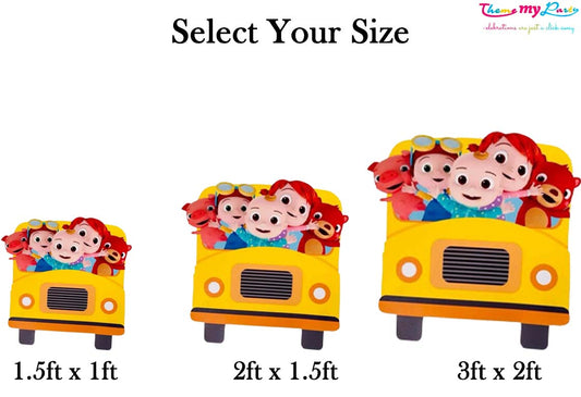 Cocomelon Theme Birthday Party Cutout