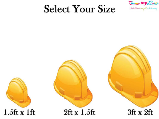 Construction Theme Birthday Party Cutout