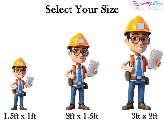 Construction Theme Birthday Party Cutout