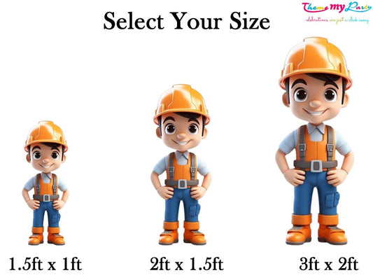 Construction Theme Birthday Party Cutout