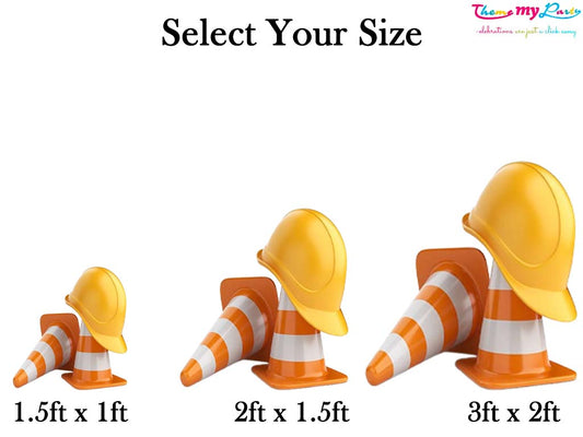 Construction Theme Birthday Party Cutout