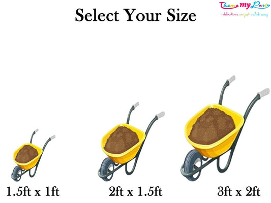 Construction Theme Birthday Party Cutout
