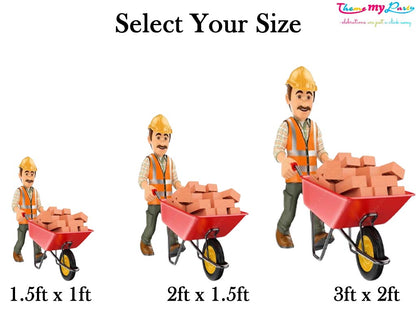 Construction Theme Birthday Party Cutout