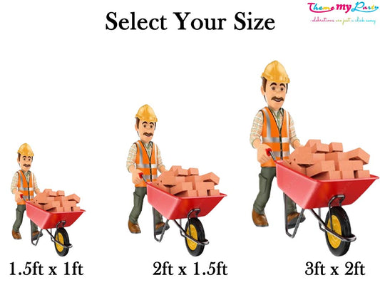 Construction Theme Birthday Party Cutout