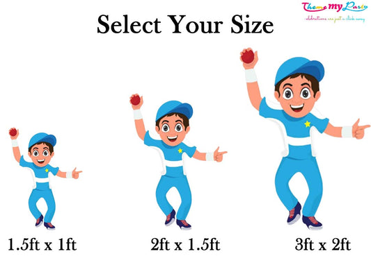 Cricket Theme Birthday Party Cutout