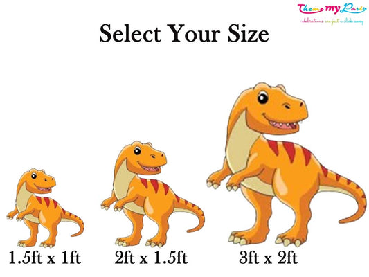 Dinosaur Theme Birthday Party Cutout