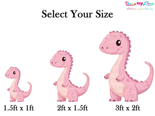 Dinosaur Theme Birthday Party Cutout